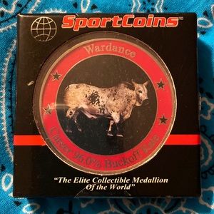 PBR-Pro Bull Riders~ “Wardance” Bulls Name, Sport Coin Medallion ~2007